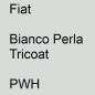 Preview: Fiat, Bianco Perla Tricoat, PWH.